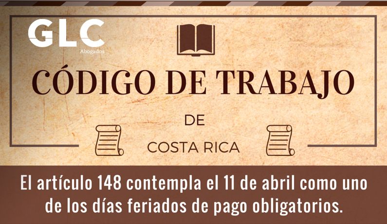 Dias feriados Costa Rica Codigo trabajo